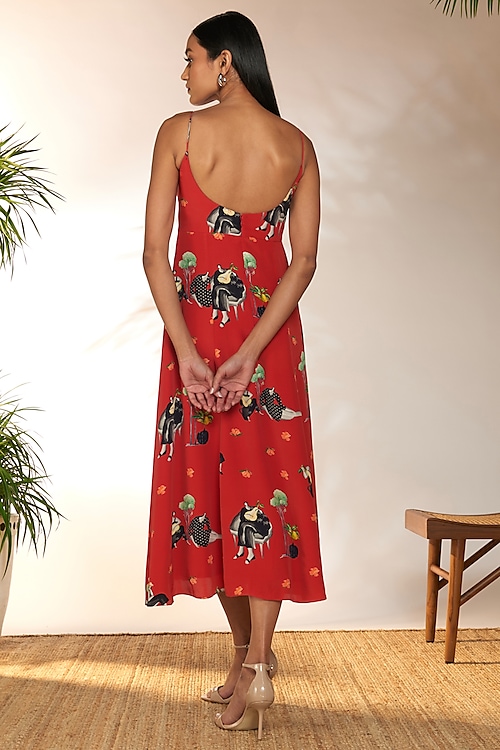 Ivory Raw Silk Gown